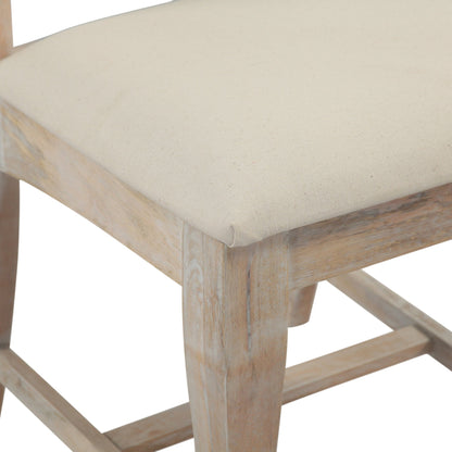 18.5" Heirloom White Mango Dining Chair