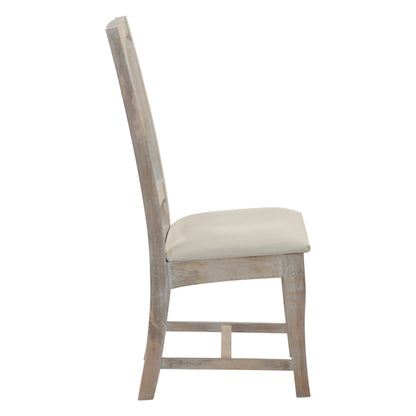 18.5" Heirloom White Mango Dining Chair