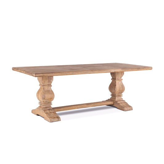 84" Antique Oak Dining Table