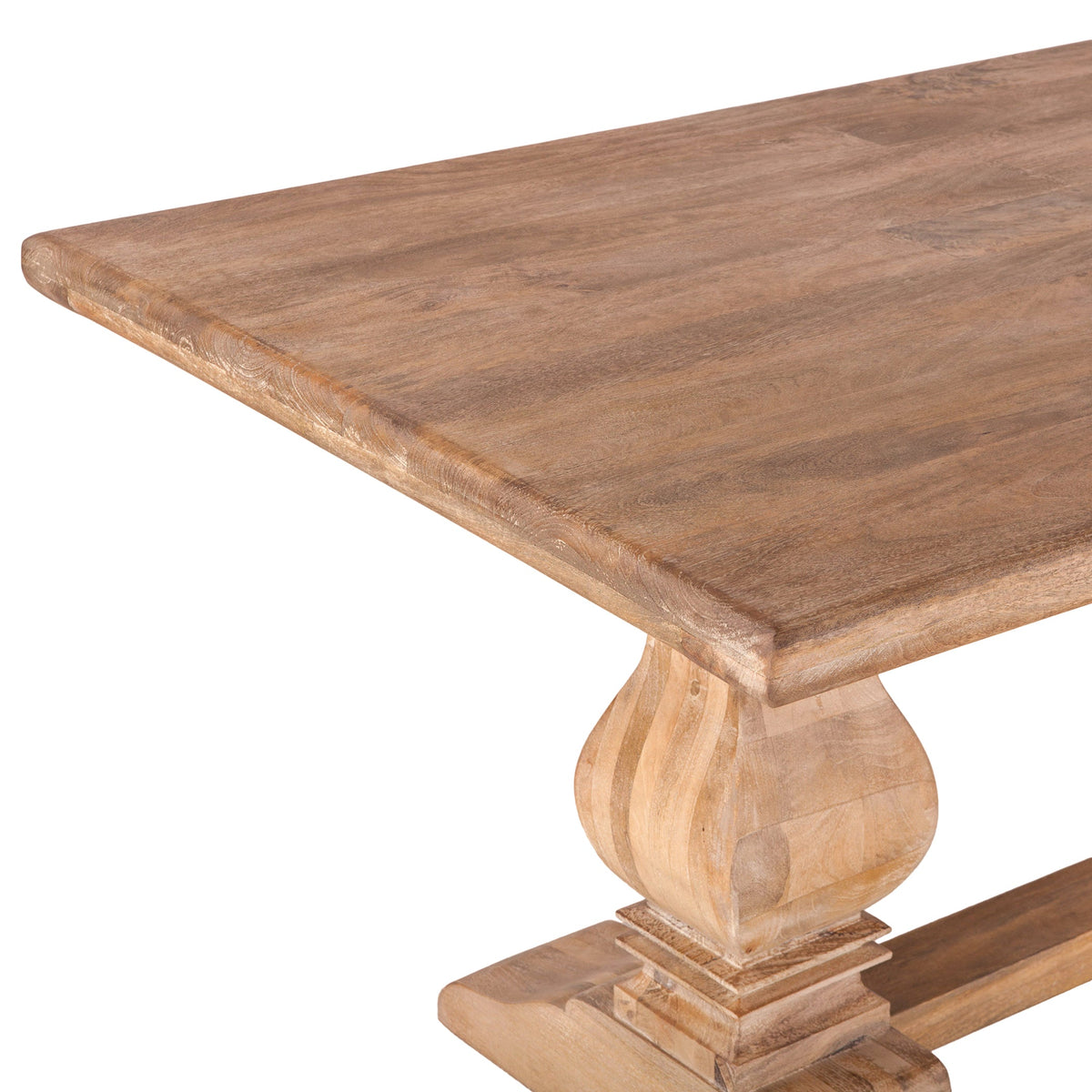84" Antique Oak Dining Table