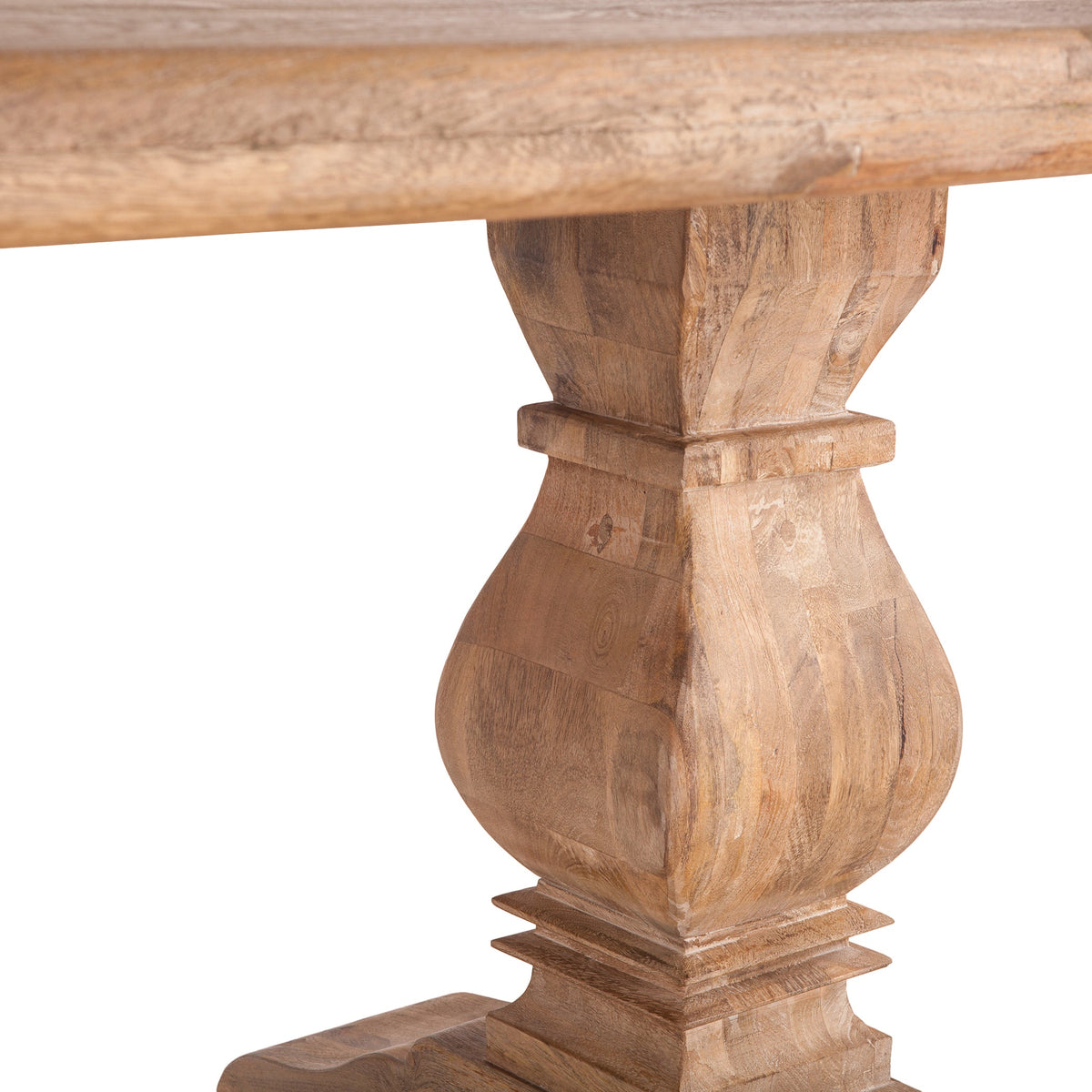 84" Antique Oak Dining Table