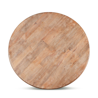 48" Antique Oak Round Dining Table