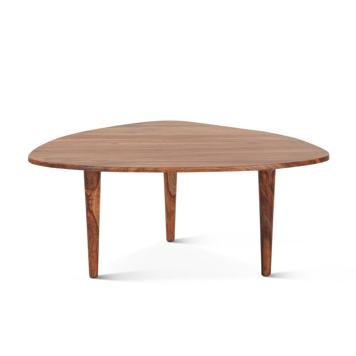 37" Natural Sheesham Wood Coffee Table