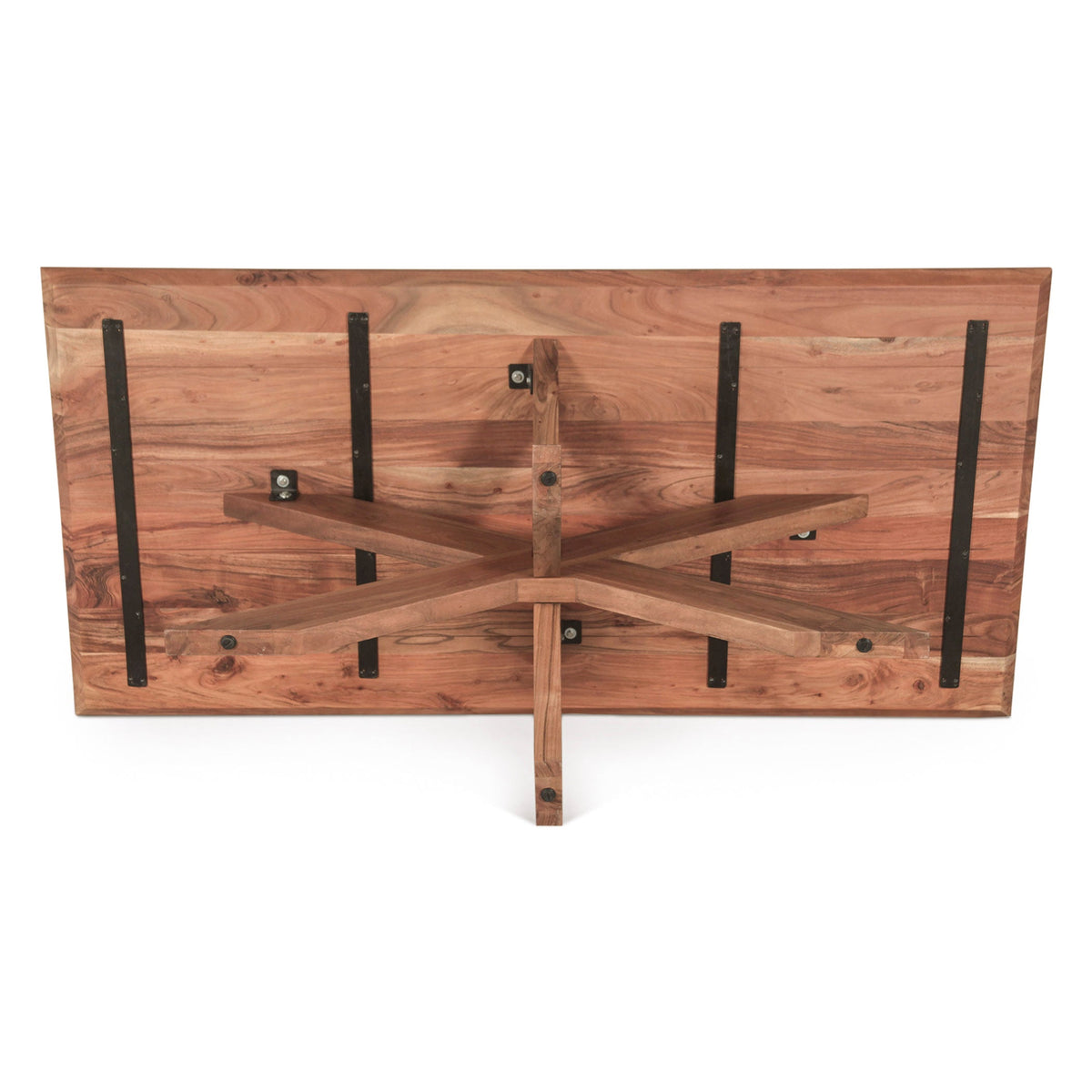 78" Weathered Acacia Dining Table