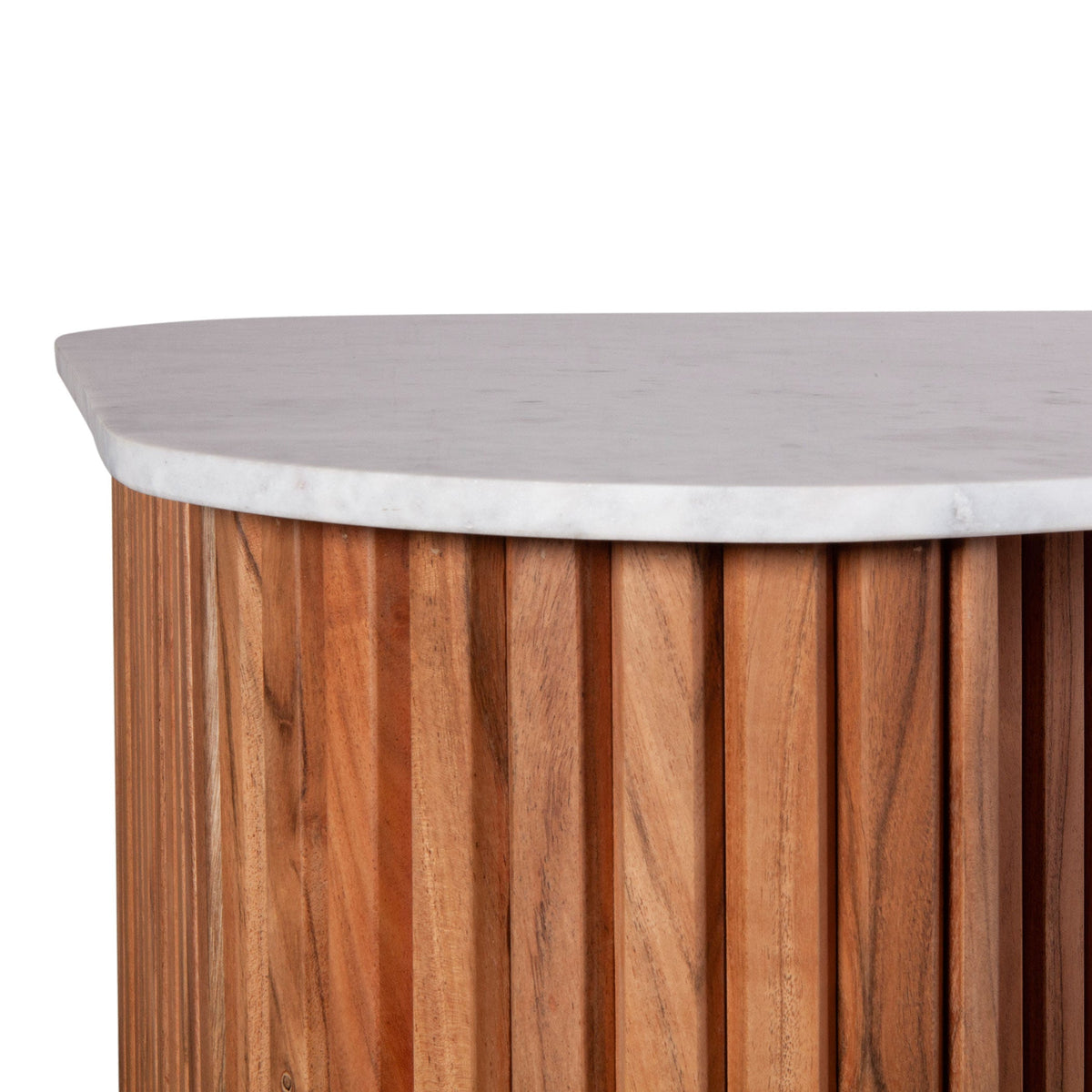 68.5" Natural Acacia Kitchen Island Table