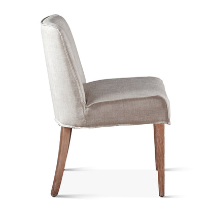 19" Dining Chair in Beige Linen