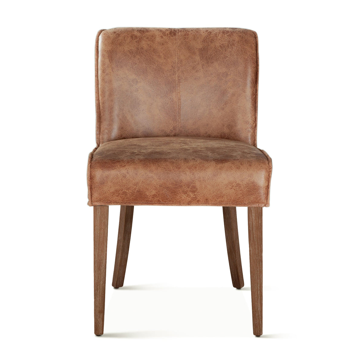 19" Dining Chair in Tan Leather