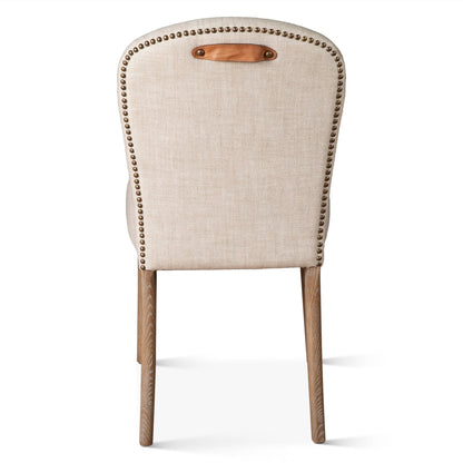 18" Dining Chair in Beige Linen