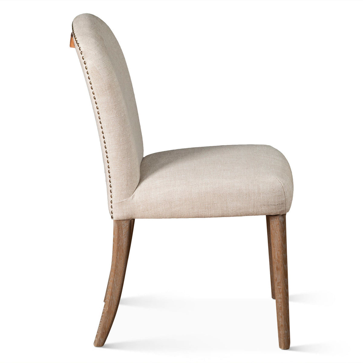 18" Dining Chair in Beige Linen