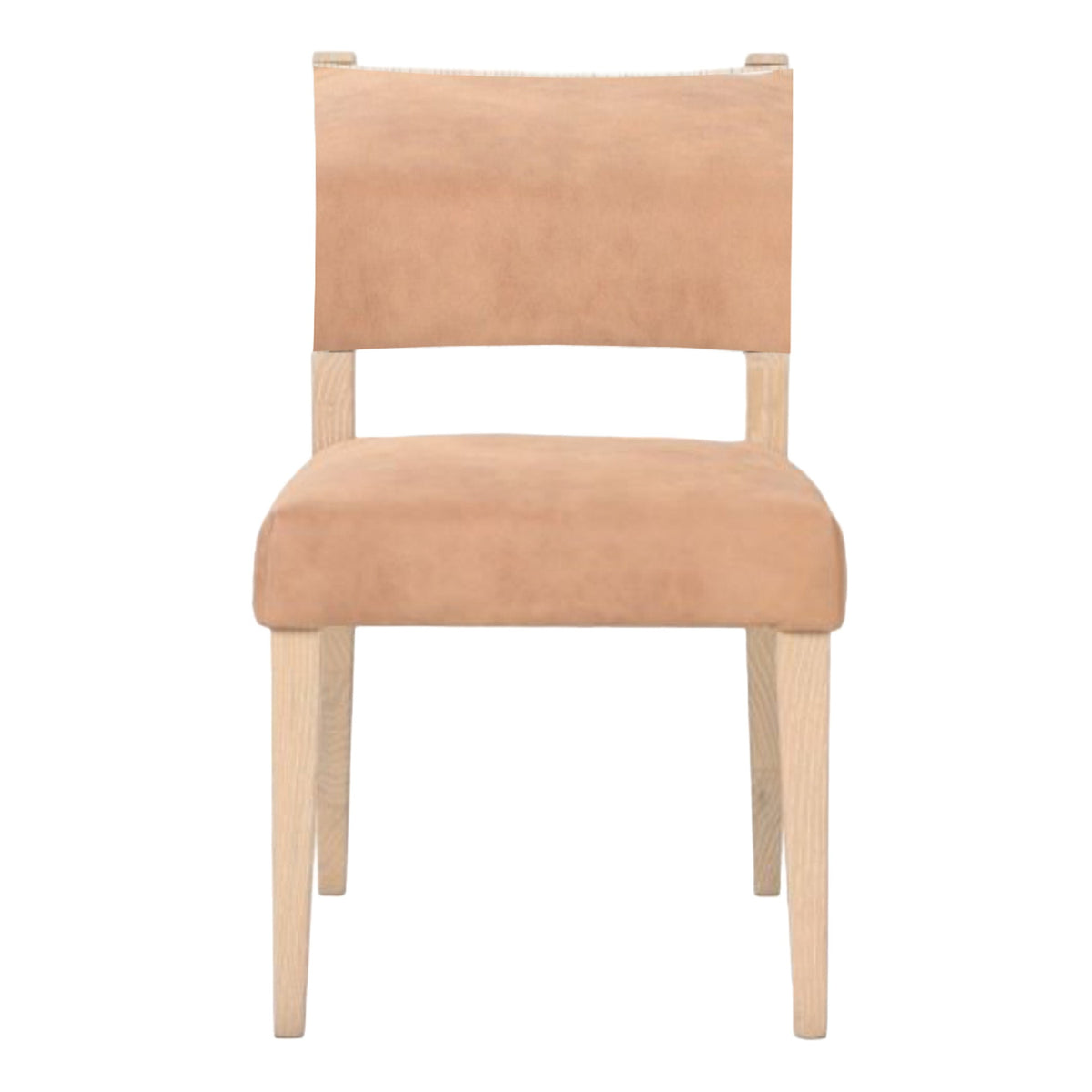 20" Antique Leather Dining Chair