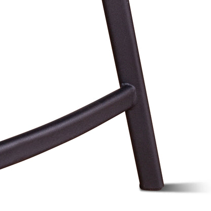 18" Trapper Brown Microfiber Counter Chair