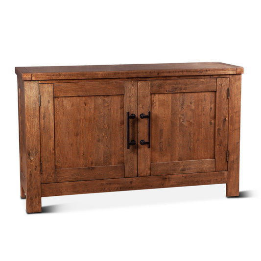 66" Earth Finish Birch Wood Buffet