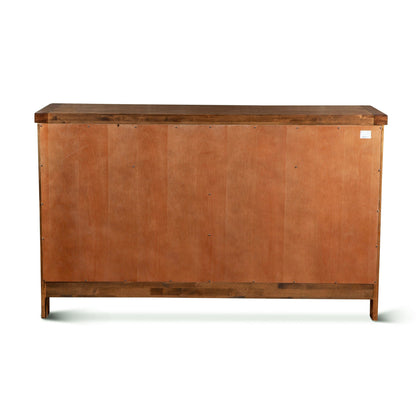 66" Earth Finish Birch Wood Buffet