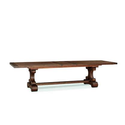 108" Chestnut Wood Dining Table
