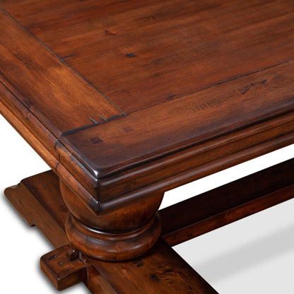 43" Chestnut Wood Dining Table