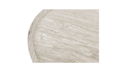 34" White Marble Coffee Table