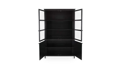 48.5" Black Iron Tall Cabinet