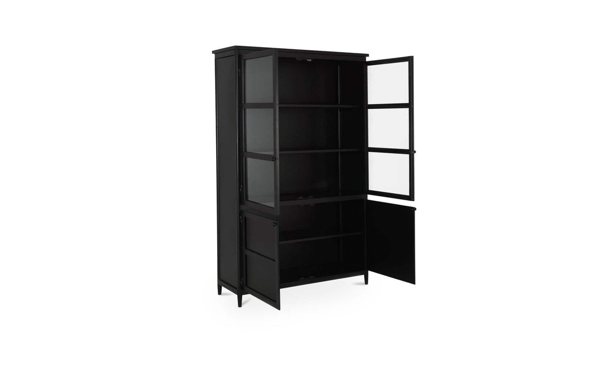 48.5" Black Iron Tall Cabinet