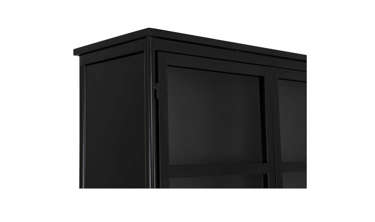 48.5" Black Iron Tall Cabinet