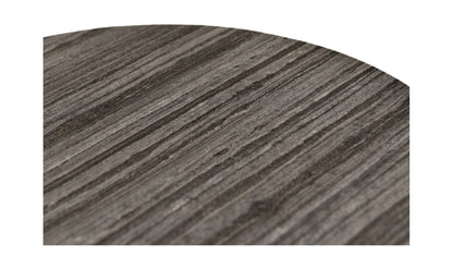 12" Black Marble Side Table