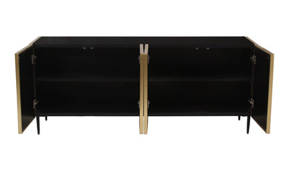 72" Brass Sideboard