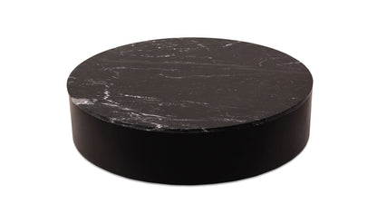 40" Black Marble Coffee Table