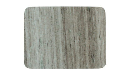 15" Taupe Marble Side Table