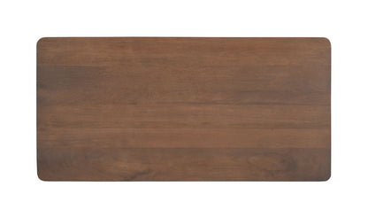 52" Vintage Brown Mango Wood Coffee Table