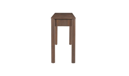 57.5" Vintage Brown Mango Wood Console Table