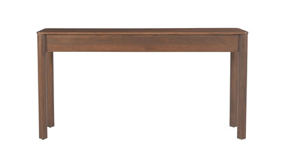 57.5" Vintage Brown Mango Wood Console Table
