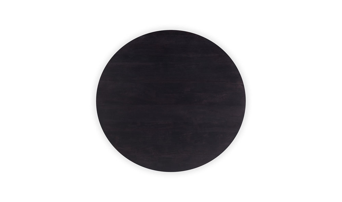 42" Black Acacia Coffee Table