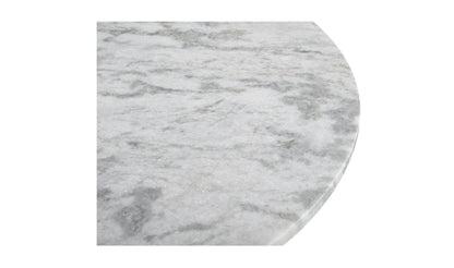42" White Marble Coffee Table