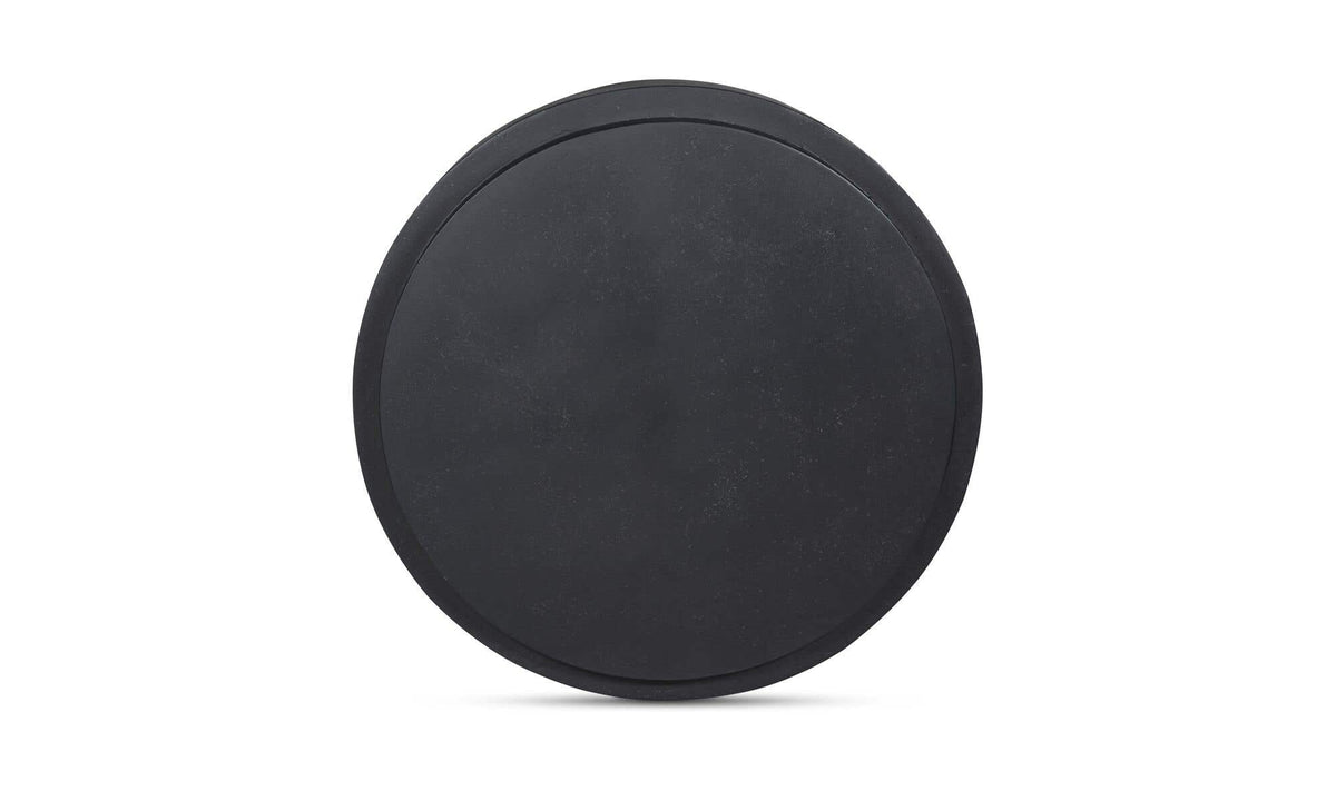 48" Black Concrete Coffee Table
