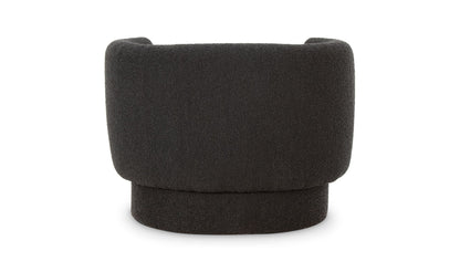 40" Maya Black Upholstered Accent Chair