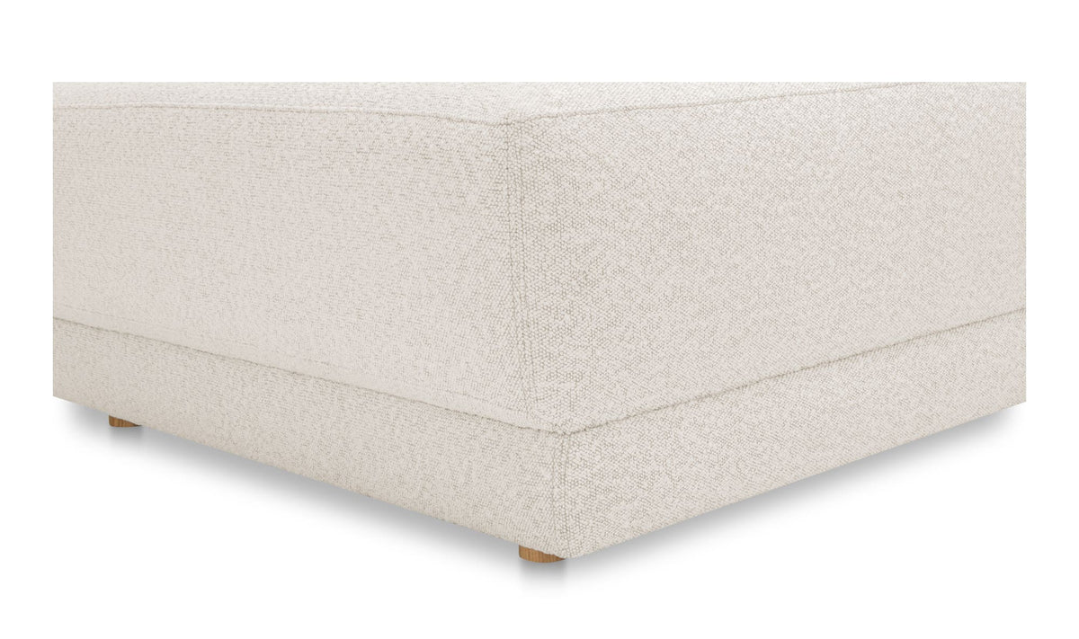 39.5" Oyster Upholstered Chaise