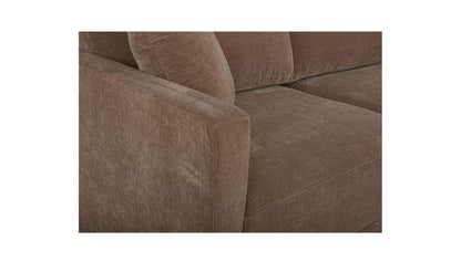 115.5" Camel Upholstered Right Facing Sectional