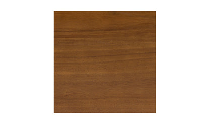 74" Brown Acacia Cabinet