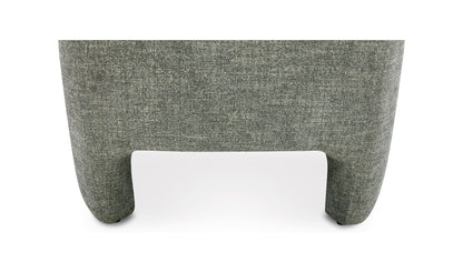 33.75" Slated Moss Upholstered Accent Chair