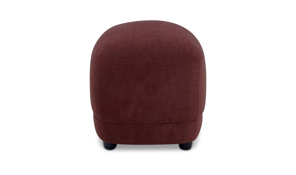 25.2" Berry Upholstered Ottoman