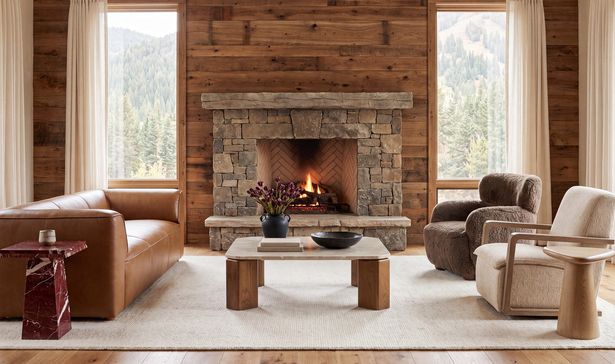 30.31" Pebble Upholstered Swivel Accent Chair