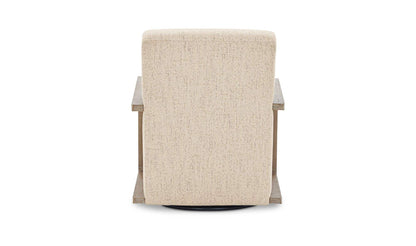 30.31" Pebble Upholstered Swivel Accent Chair
