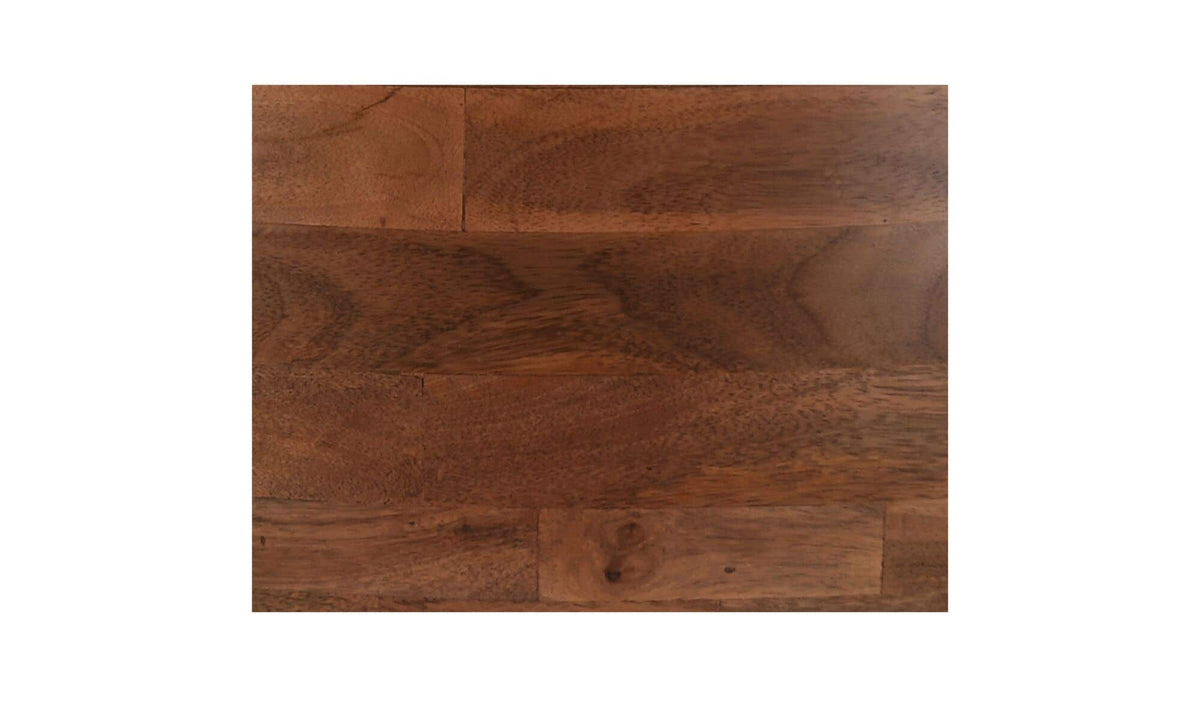33" Natural Mango Wood Storage Coffee Table