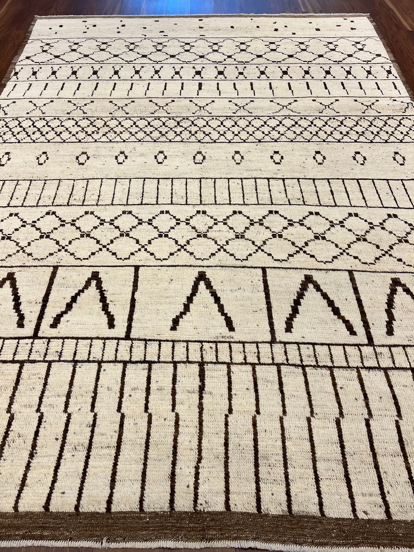 Vintage Moroccan Casa Blanca Wool Rug MP5023 - 8.1 x 11.3