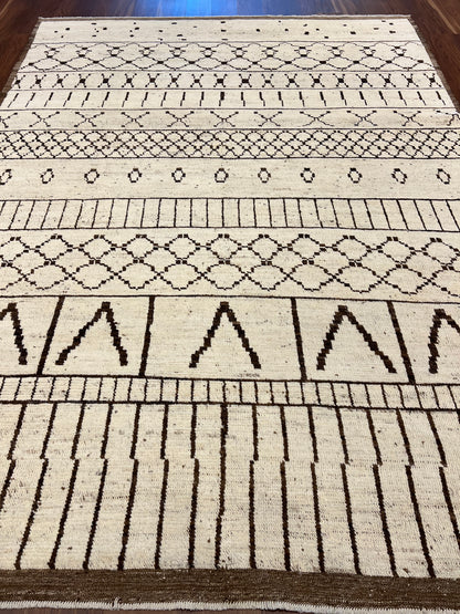 Vintage Moroccan Casa Blanca Wool Rug MP5023 - 8.1 x 11.3