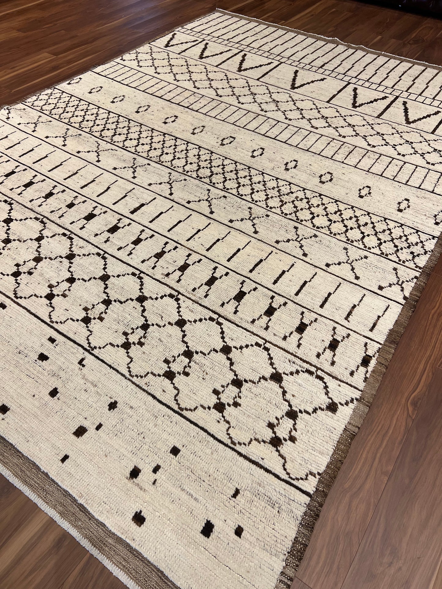 Vintage Moroccan Casa Blanca Wool Rug MP5023 - 8.1 x 11.3