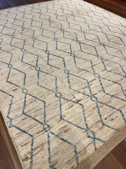 Subtle Elegance Moroccan Lattice Wool Rug Moroccan MP5291 - 8.3 x 10.2