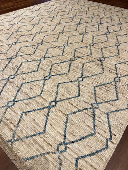 Subtle Elegance Moroccan Lattice Wool Rug Moroccan MP5291 - 8.3 x 10.2