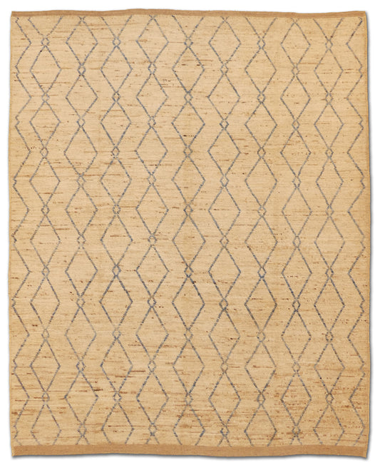 Subtle Elegance Moroccan Lattice Wool Rug Moroccan MP5291 - 8 x 10