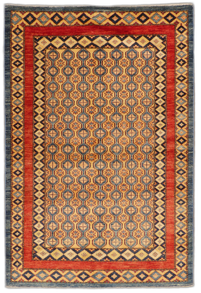 Traditional Sal Geometric Wool Rug MP5552 - 3.11 x 5.10