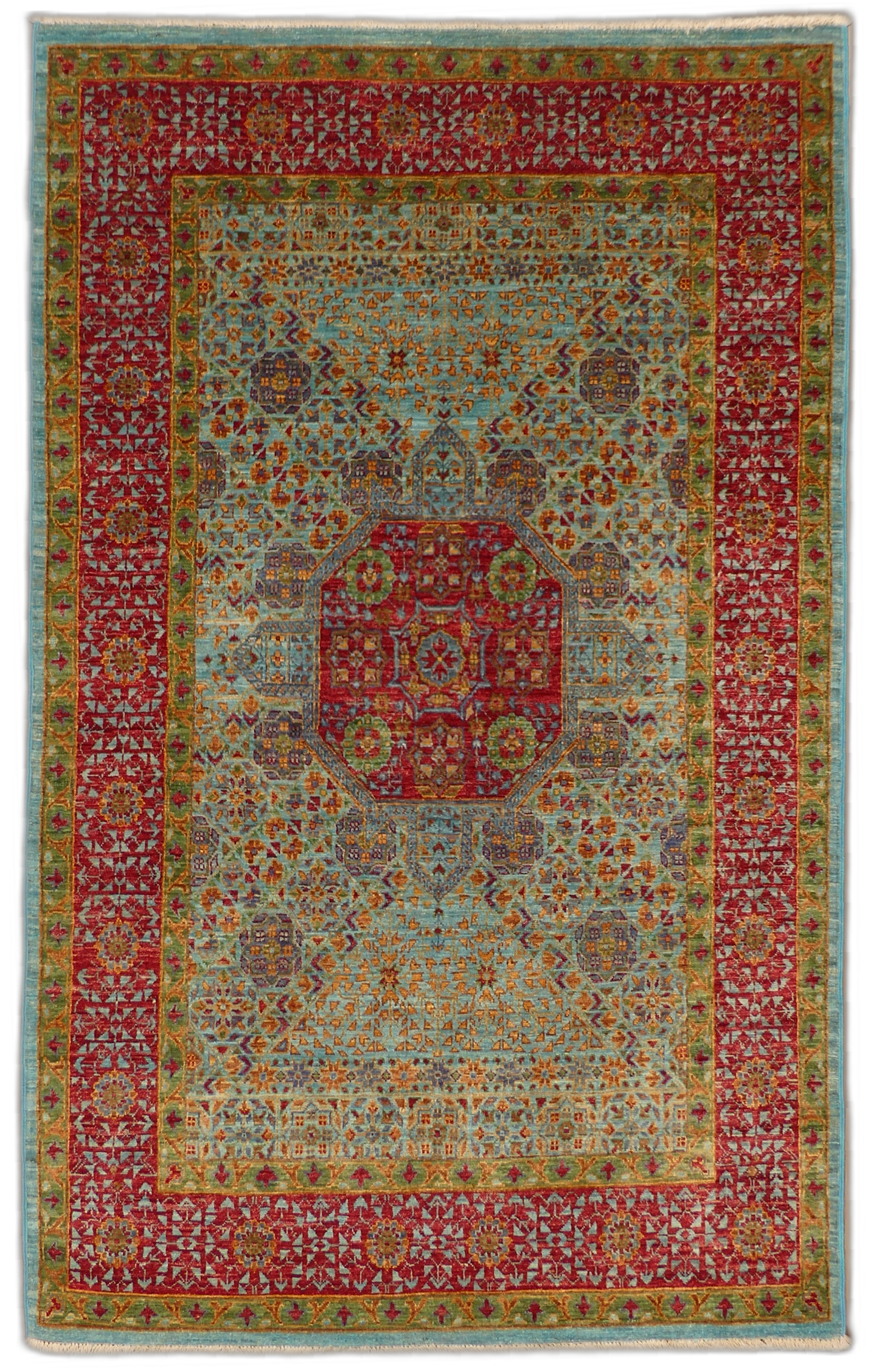 Sultanate Mamluk Heirloom Wool Rug MP5553 - 4 x 6